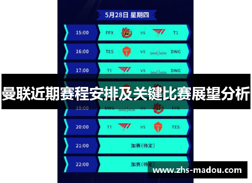 曼联近期赛程安排及关键比赛展望分析